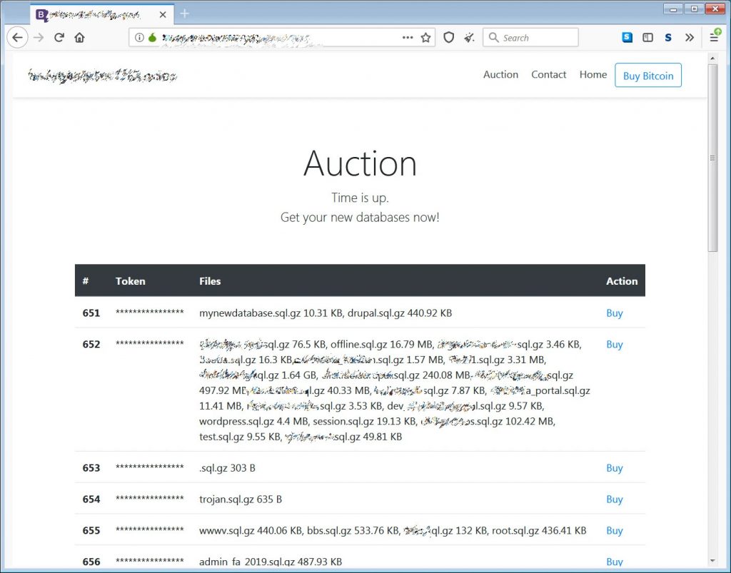 黑客在暗网拍卖网站上出售超过25万个MySQL数据库插图1 黑客在暗网拍卖网站上出售超过25万个MySQL数据库插图1