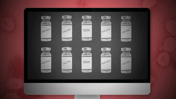 犯罪分子以新冠疫情为目标,在暗网上出售疫苗 1 vaccine